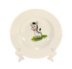 Тарелка глубокая фарфор 20см Полосатики зебры Идиллия ДФЗ/7с2020