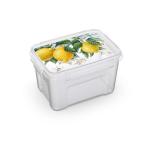 ЛИМОН Контейнер прямоуг д/СВЧ Fresh 1,1л с защелк Полимербыт/4376258