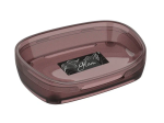 ГЛАМ Мыльница пласт 12,6*8,6*2,9см шололад Полимербыт/432460300