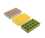 Форма д/льда силикон Кубы 18,5*11,5*3,3см 15 ячеек 3цв Ветта/856-193