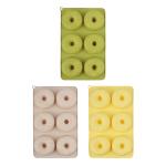 Форма д/выпечки силикон 27*16,5*3см Пончик 3цв Ветта/856-005
