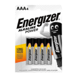 Батарейка LR03 Energizer Alkaline power мизинчик блистер 4шт/00-00000403