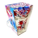 1 ЗИМНИЕ ЗАБАВЫ Кружка и салатник стекл НАБОР Ланч (0,250мл/0,25мл) п/уп/1238-Д