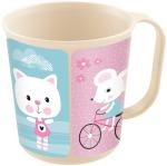 Кружка пласт 260см с декором Лучшие друзья светло-бежевый IL/221152425/01