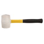 Киянка белая резина фибергласовая обрезиненная рукоятка 460гр ГЦ/662-013