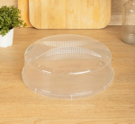 Крышка пласт д/хол и СВЧ д24см прозрачная Бытпласт/433135801