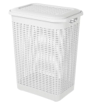 Корзина д/белья Эконова 50л 42*31*56см белый Бытпласт/431293416