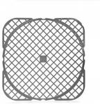 Решетка д/раковины круг/квадрат 33*33см Полимербыт/4311400