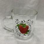 Кружка стекл 0,22л Ягодный сад Декостек/2007-Д/Т00014961