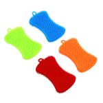 Губка многофункциональная 12*7см 4цв/441-217