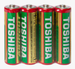 Батарейки R06 Toshiba пальчик в запайке 4 шт SR-4/40/52623 МИН 2ШТ