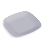 Квадро серая Тарелка пласт плоская Башпласт/М8045