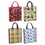 Сумка хозяйственная неткан 30*35*10см с рис 4цв Гала/467-089