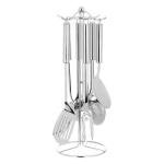 Набор кух принадлежностей нерж сталь на подст 7пр Темпра Сатоши ГЦ/882-453