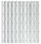 Штора д/ванной с принтом 180*180см Black geometry (24) ЭКТ/77049