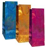 Пакет подарочный бумажный 36,2*12,3*7см Голография 3диз АП/04070421 КРАТНО 6ШТ