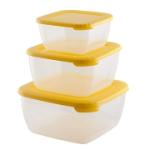 Набор контейнеров д/СВЧ пласт Лайт 3шт (0,46л+0,95л+1,5л) Полимербыт/4354500