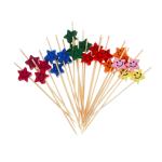 Шпажки д/канапе Звездочки 24шт*12см бамбук /349-604