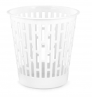 Корзина д/мусора Матрица 9л бел (8)/м8214