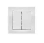 Выключатель 2-кл СП Бриллиант 10А IP20 бел Universal 7947403/1062082 