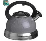 Чайник нерж сталь со свистком 2,5л индукция серый мрамор Катунь/КТ-133G