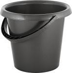 Ведро 12л пласт круглое Rock'n'Roll антрацит Пластик Репаблик/SC110410003