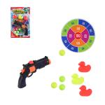 Игрушка Набор игровой пистолет с пульками и уточками 17х27х3см ГЦ/261-756