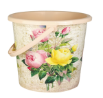 Ведро 10л пласт Цветы ВМС/ВР-7810(м)