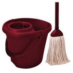 Комплект д/влажной уборки МОП (ведро/насадка/черенок) в ассорт Пластик Репаблик/SV3076-