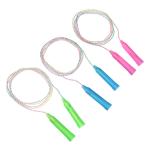 Скакалка с пластиковыми ручками 2,3м 4цв Силапро/342-159