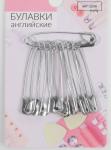 Булавки англ 10шт 37мм набор серебряный/3945635 МИН 3шт (э)
