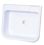 Мойка с выпуском полипропилен 360-420*140мм малая ЭЛБ/2328