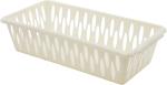 Корзина универс Лайт XS 19,5*10*5см слон кость Пластик Репаблик/BQ2010СЛК МИН 3 шт.