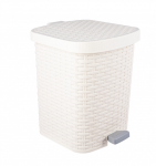 Контейнер педальный д/мусора Артлайн 12л бежевый Полимербыт/4348801