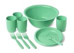 Набор посуды д/пикника Витто на 4 персоны(миска+тарелки+вилки+стаканы) Мартика/С67МЯТН