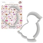 Кулинарная форма нерж сталь Цыпленок 17*11,5*2,5см Мультидом/DA8-148