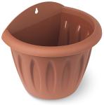 Кашпо д/растений настенное Фелиция д16см терракот Мартика/С120Т