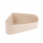 Полка д/ванной угловая на скотче бежевая Башпласт/М8435