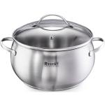 Кастрюля нерж сталь 6,7л 24*13,5см Apple ст крышка п/уп РР/93-D-4---