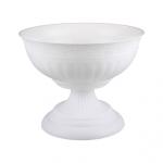 Вазон Венеция 17л диам 445мм бел Башпласт/М3128