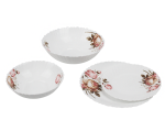 Набор столовый стеклокерамика 19пр Розочка/6916н-19т