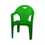 Кресло пластик 58,5х54х80см зеленый Башпласт/М2609
