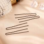 2 Набор шпилек д/волос 40шт 6см черные Классика/461273