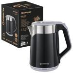 Чайник электр 1,8л диск 1500Вт черный Евростек/EEK-2026