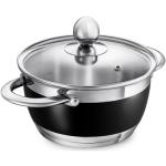 Кастрюля нерж сталь 1,9л 18*9.5см Estro ст крышка п/уп РР/93-ES-03---