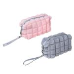 Косметичка 18*10*7см искус мех Флаффи 2цв ЮНИLOOK/327-326