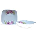 Салатник фарфор 1,04л квадрат Оливия Дулевский ФЗ/090392 (Б)---