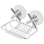 КРОСС Мыльница метал на присосках 12*10*9см прямоугольная Рыжий кот/CROSS-CH-02/008139