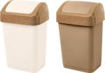 ВУД Контейнер д/мусора 12л Степ кофейный Пластик Репаблик/SC480311624