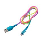 Кабель для зарядки Micro USB 2А 1м цветной СЛ/4487506